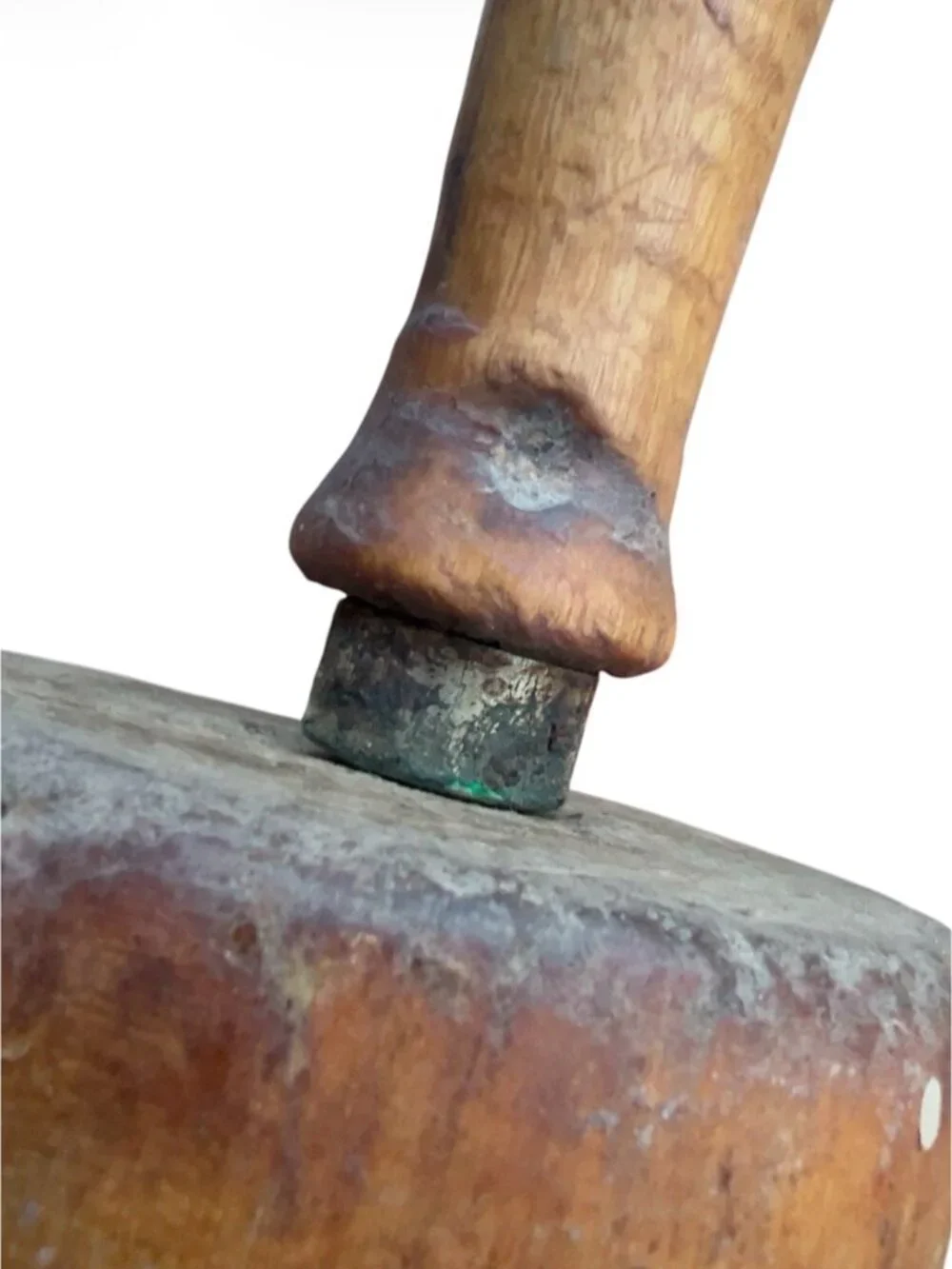 Antique Hardwood Rolling Pin Raised U 30